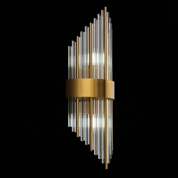 SL1158.301.02 Светильник настенный ST-Luce Латунь/Латунь, Прозрачный E14 2*60W NITIDO SL1158.301.02 Светильник настенный ST-Luce Латунь/Латунь, Прозрачный E14 2*60W NITIDO