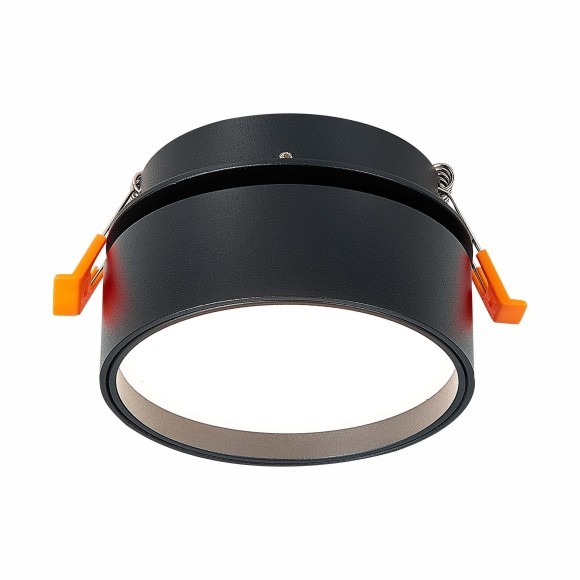 ST651.438.14 Встраиваемый поворотный светильник Черный LED 1*14W 3000K 1 100Lm Ra90 120° IP20 D105x Встраиваемые светильники ST651.438.14 Встраиваемый поворотный светильник Черный LED 1*14W 3000K 1 100Lm Ra90 120° IP20 D105x Встраиваемые светильники