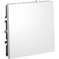 VLS010602 Выключатель с самовозвратом встраиваемый одноклавишный на 10 ампер (2200 Ватт) белого матового цвета VOLTUM S70 (белый матовый)