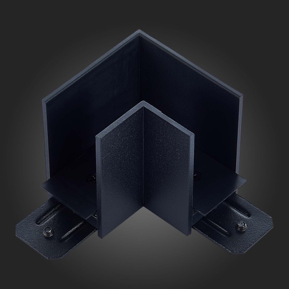 ST015.422.14 Соединитель угловой для накладного шинопровода черный SKYLINE 220