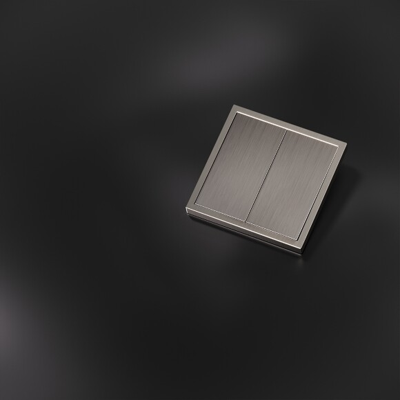 VLSM000311 Клавиши металлические для выключателя и переключателя двухклавишного никелевого цвета VOLTUM S70 Metal (никель) VLSM000311 Клавиши металлические для выключателя и переключателя двухклавишного никелевого цвета VOLTUM S70 Metal (никель)