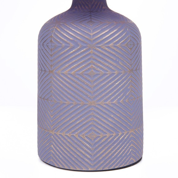 8220/1T MODERNI LN25 сиреневый, керамика/текстиль Настольная лампа Е27 1*60W 220V NIANA
