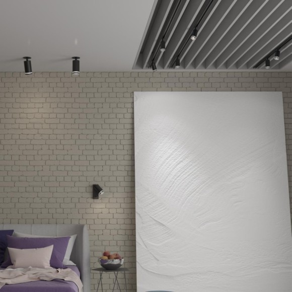 Однофазный двужильный трековый светильник Novotech 370877 ULAR под сменную лампу GU10