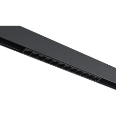 Crystal Lux CLT 0.33 001 12W BL T 3CCT-SMART 1409/377 Черный магнитный трековый линейный светильник, с ячейками, 22см, CCT перекл. цвет. температуры или SMART управление (при исп. драйвера CLT 0.203 08/09 SMART), 12Вт, 3000,4000,6000К, 1020Лм, CRI90 24° 4