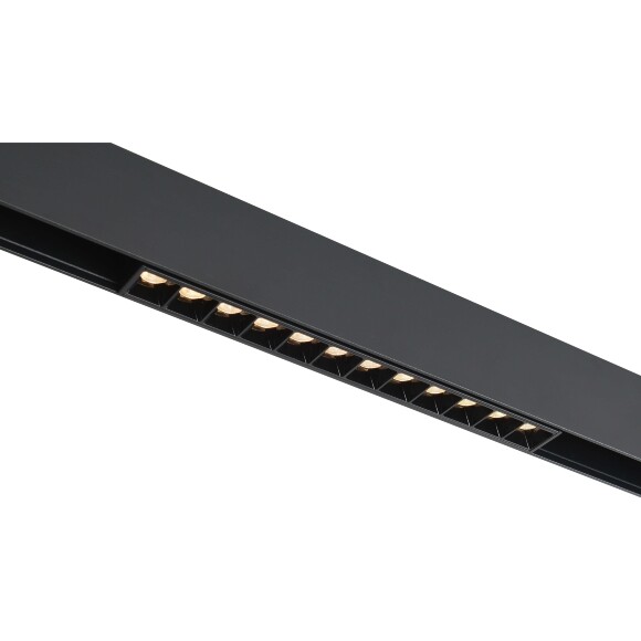 Crystal Lux CLT 0.33 001 12W BL T 3CCT-SMART 1409/377 Черный магнитный трековый линейный светильник, с ячейками, 22см, CCT перекл. цвет. температуры или SMART управление (при исп. драйвера CLT 0.203 08/09 SMART), 12Вт, 3000,4000,6000К, 1020Лм, CRI90 24° 4