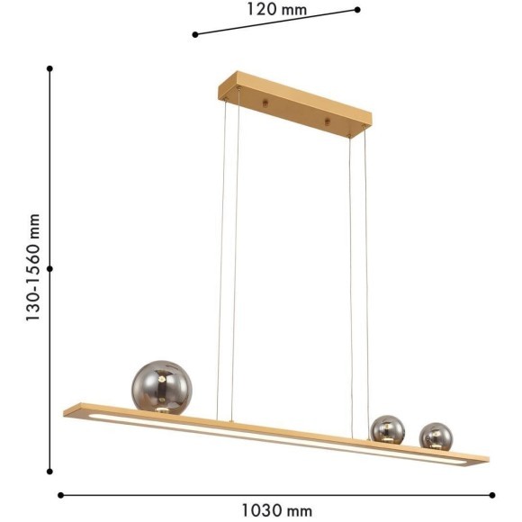 Подвесной светильник Bilico 4549-3P