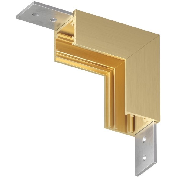 Угловой коннектор с потолка на стену Denkirs Shine 48V TR5732-SB