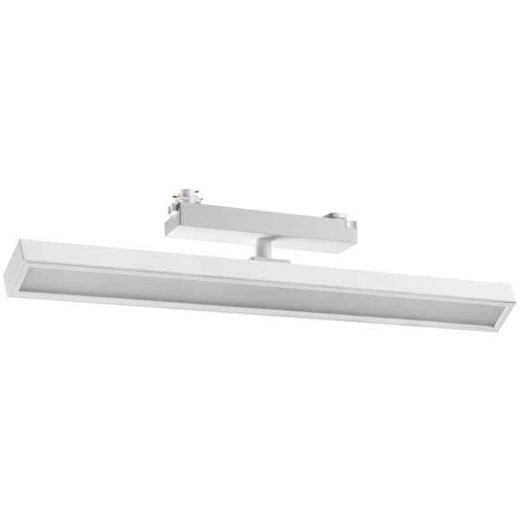 Novotech STRATUS 359782 Белый однофазный трехжильный трековый светодиодный светильник, линейный 40см, поворотный, CCT перекл. цветовой температуры, LED 24Вт 1384Лм 2700;3200;4000К CRI90 105° IP20 220В, коэф. пульсации < 1%
