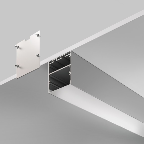 Алюминиевый профиль подвесной -накладной 50x50 2м ALM-5050-S-2M