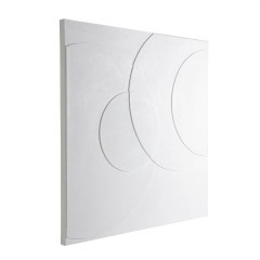 423131 BESERAH Картина на холсте L1000 H1000 B37, деревянный подрамник, белый