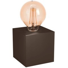 43549 Настольная лампа PRESTWICK 2, 1Х40W, E27, L100, B100, H100, сталь, темная бронза