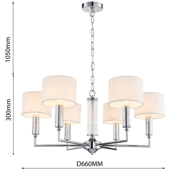 Подвесная люстра Laciness 2607-6P