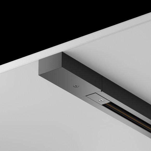 2м черный однофазный двужильный накладной шинопровод Maytoni TRX001-112B