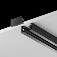 2м черный однофазный двужильный накладной шинопровод Maytoni TRX001-112B