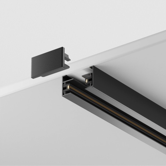 2м черный однофазный двужильный накладной шинопровод Maytoni TRX001-112B