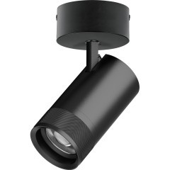 Черный накладной светодиодный спот с изм углом и температурой света 40W 2800Лм 20-55° CRI90 2700-4200-6000К Canno Pro Lightstar C4407SO