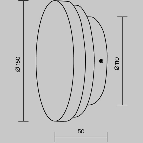 Настенный светильник (бра) Maytoni MOD461WL-L5BGK