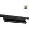 359737 PORT NT25 240 черный Светильник однофазный двухжильный трековый с переключ. цв. температуры IP20 LED 18W 180-265V 2700К/3200К/4000К EOS