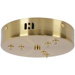 4591-180-6BR, потолочная чаша, D180xH40, цвет латунь
