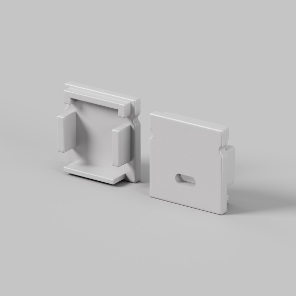 Комплект заглушек (для профиля 20×20) 2 шт., 642072