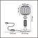 8334/1T  Настольная лампа Lumion MODERNI E27 40W 220V ALEGRA