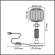 8334/1T  Настольная лампа Lumion MODERNI E27 40W 220V ALEGRA