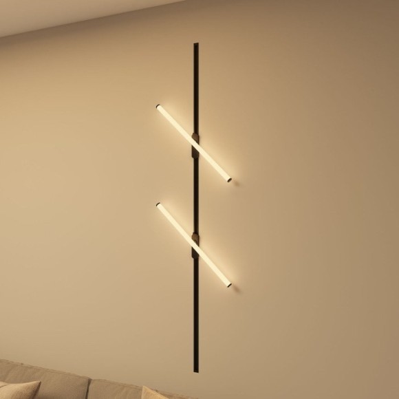 Однофазный двужильный светодиодный трековый светильник Denkirs DK6638-BK Strom 3000К 1400Лм CRI90+ 300° 15Вт