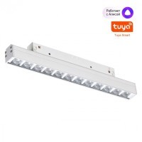 359487 Трековый светодиодный TUYA SMART светильник Novotech Flum CRI90+ 3000-6500К 960Лм 38° 12W Bluetooth Wi-Fi Алиса