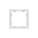 VLS100102 Рамка пластиковая для электрических изделий белого матового цвета VOLTUM серии S70 на 1 пост (белый матовый)