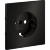 VLSM000612 Накладка металлическая для розетки с заземлением антрацитового цвета VOLTUM S70 Metal (антрацит)
