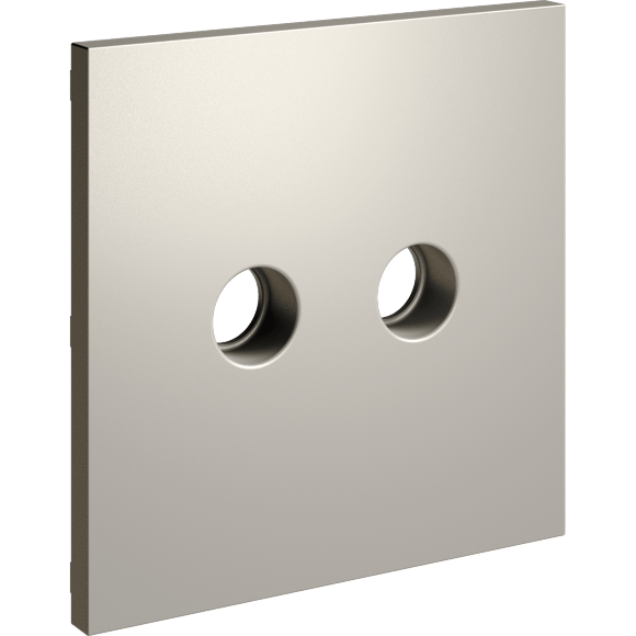 VLS001603 Накладка для розетки телевизионной оконечной TV+SAT (Телевизионный + Спутниковый) кашемирового цвета VOLTUM S70 (кашемир)