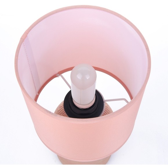 8221/1T MODERNI LN25 терракота, керамика/текстиль Настольная лампа Е27 1*60W 220V NIANA