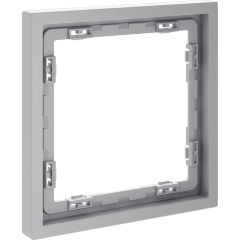 VLS100116 Рамка пластиковая для электрических изделий серого цвета VOLTUM серии S70 на 1 пост (серый)