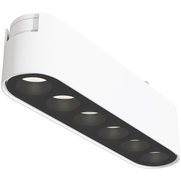 TR082-1-6W4K-M-W Трековый магнитный светодиодный светильник Maytoni Radity 48V CRI90+ 4000К 700Лм 36° 6Вт