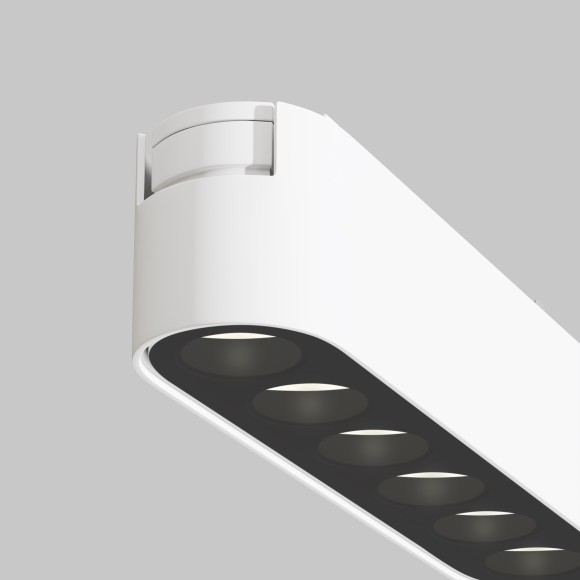 TR082-1-6W4K-M-W Трековый магнитный светодиодный светильник Maytoni Radity 48V CRI90+ 4000К 700Лм 36° 6Вт