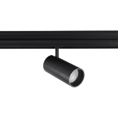 Crystal Lux CLT 0.33 001 18W BL M 3CCT-SMART 1409/374 Черный магнитный трековый линейный светильник, 60см, CCT перекл. цвет. температуры или SMART управление (при исп. драйвера CLT 0.203 08/09 SMART), 18Вт, 3000,4000,6000К, 1530Лм, CRI90 120° 48V