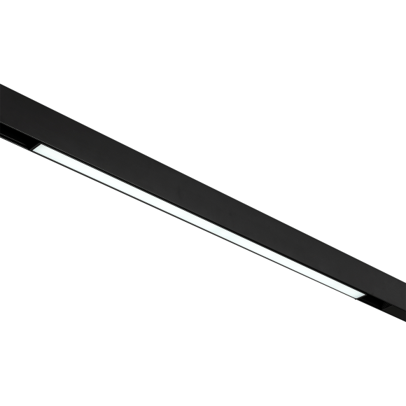 Crystal Lux CLT 0.33 001 18W BL M 3CCT-SMART 1409/374 Черный магнитный трековый линейный светильник, 60см, CCT перекл. цвет. температуры или SMART управление (при исп. драйвера CLT 0.203 08/09 SMART), 18Вт, 3000,4000,6000К, 1530Лм, CRI90 120° 48V