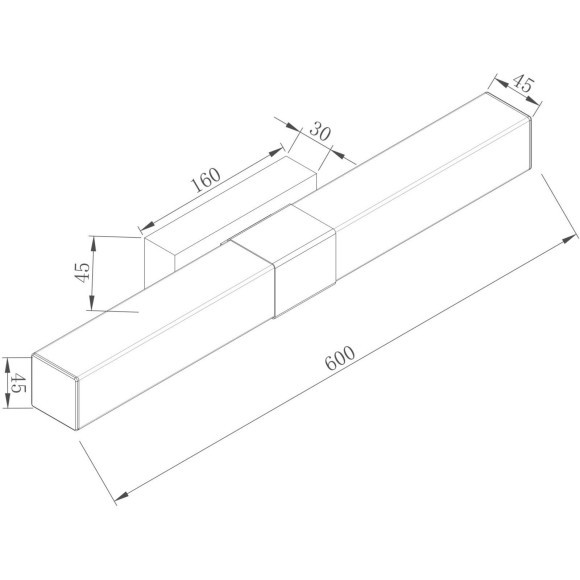 Подсветка для зеркал и картин Maytoni MIR006WL-L12CH Glanz LED 12W