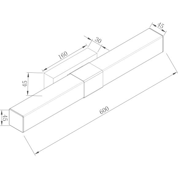 Подсветка для зеркал и картин Maytoni MIR006WL-L12CH Glanz LED 12W