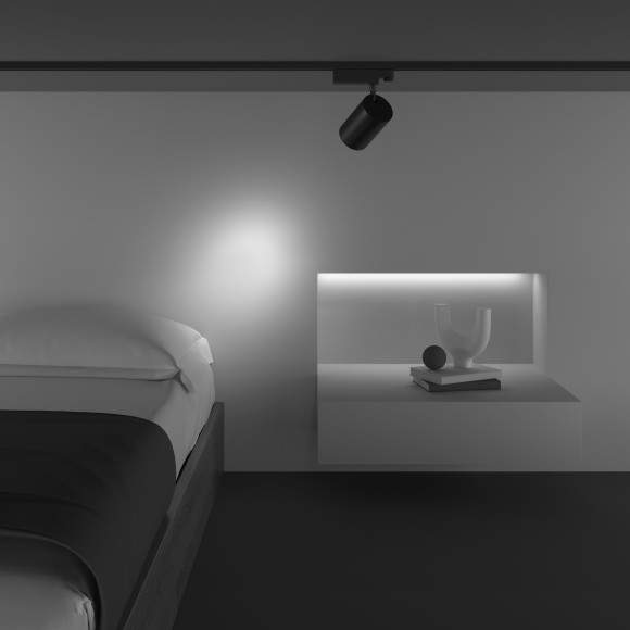 Трековый светильник трехфазный 220V светодиодный Vuoro TR029-3-26W3K-S-B