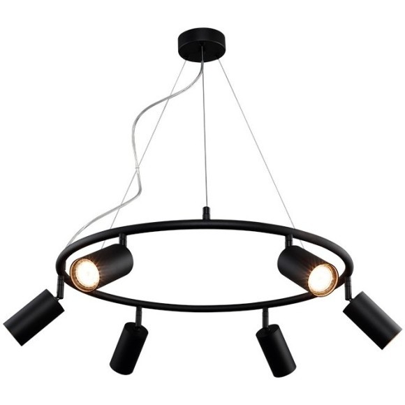 Светильник подвесной Crystal Lux CLT 015C6 D600 BL