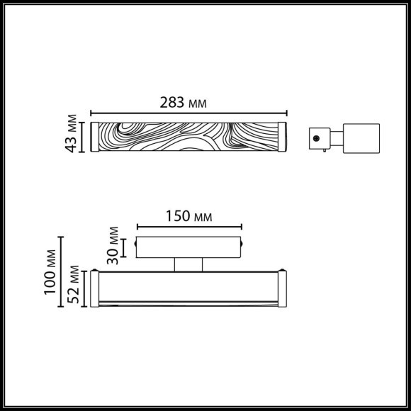 Настенный светильник с выкл. LED x 10W 2000К/3000K/4000K/переключ. RIVERA 5450/10WLA Настенный светильник с выкл. LED x 10W 2000К/3000K/4000K/переключ. RIVERA 5450/10WLA