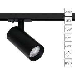 Трековый светильник Arte Lamp BENE A1946PL-1BK