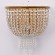 Бра Jacqueline White Sconce Brass By Imperiumloft