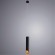 Подвесной светильник цилиндр Arte Lamp A1536SP-1BK PILON-GOLD под лампу 1xGU10 35W