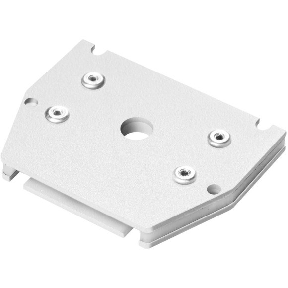 Заглушка белая концевая трековая (2шт + 4 винта) PRO для демпферных шинопроводов TETA PRO Lightstar 505146