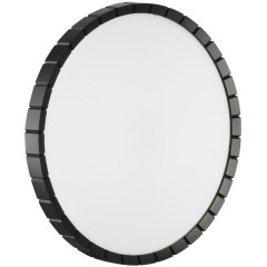 7649/DLN Черный круглый настенно-потолочный 38см светильник с перекл. цветовой температуры на драйвере 48Вт 5047Лм 3000;4000;6000К CRI80 IP43 CCT SONEX ATABI BLACK