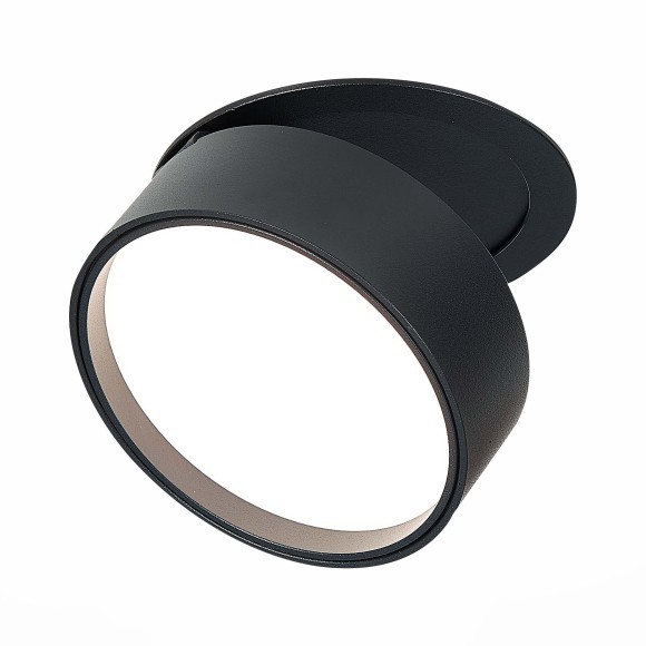 ST651.448.14 Встраиваемый поворотный светильник Черный LED 1*14W 4000K 1 100Lm Ra90 120° IP20 D105x Встраиваемые светильники