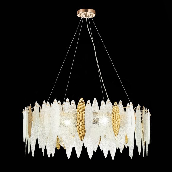 SL1224.203.10 Люстра подвесная ST-Luce Золотистый/Прозрачный, Белый E14 10*60W LASTRA SL1224.203.10 Люстра подвесная ST-Luce Золотистый/Прозрачный, Белый E14 10*60W LASTRA