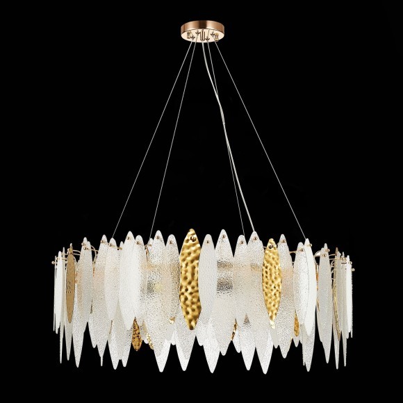 SL1224.203.10 Люстра подвесная ST-Luce Золотистый/Прозрачный, Белый E14 10*60W LASTRA SL1224.203.10 Люстра подвесная ST-Luce Золотистый/Прозрачный, Белый E14 10*60W LASTRA